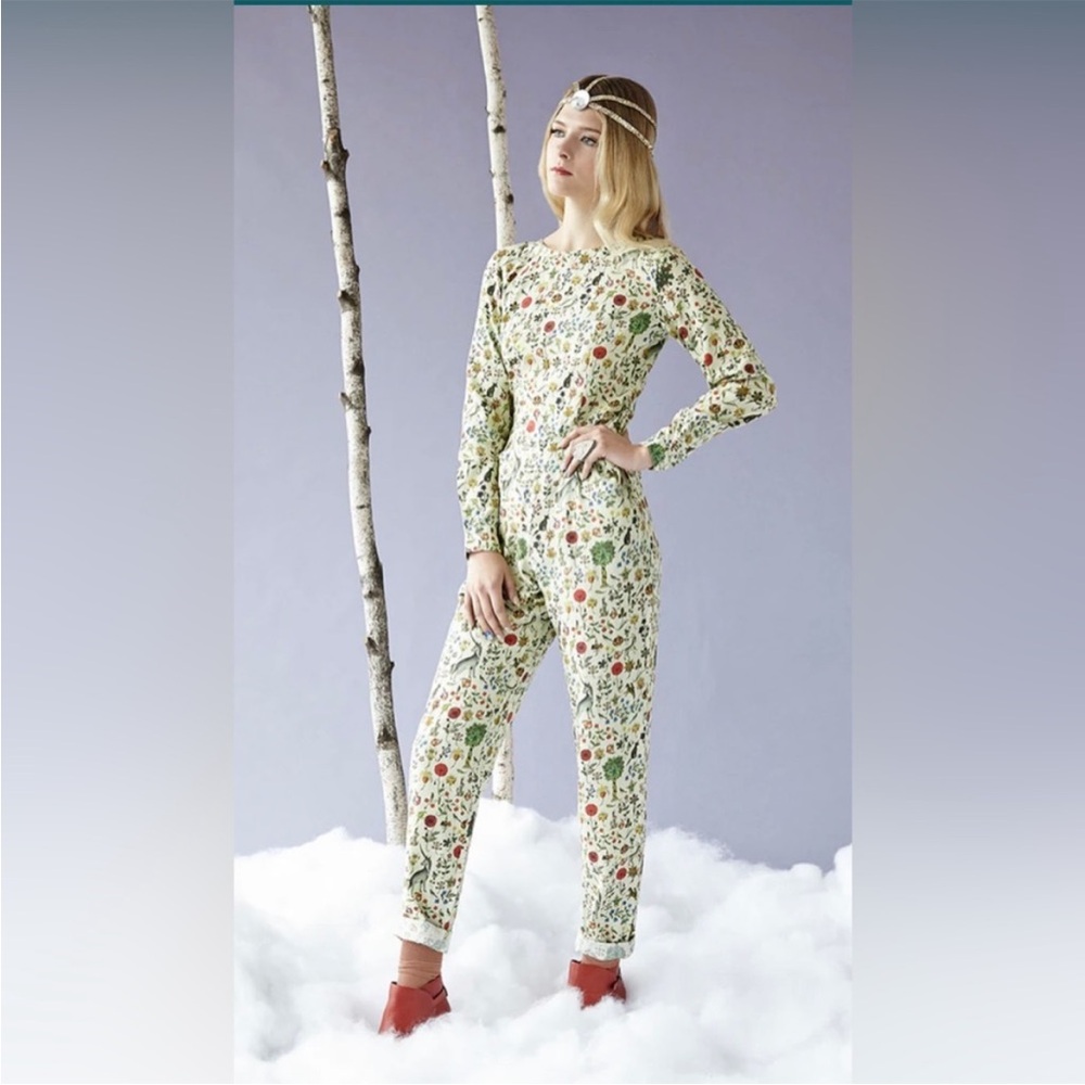 Samantha Pleet Floral Jumpsuit - Multicolor